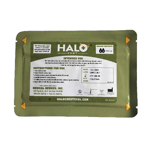 HALO Vent Chest Seal, Pack of 2