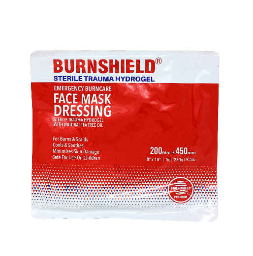 Burn Face Mask, 8" x 18"