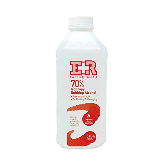 Ever Ready First Aid Isoprophyl Rubbing Alcohol, 70% 6 Oz - Bottle