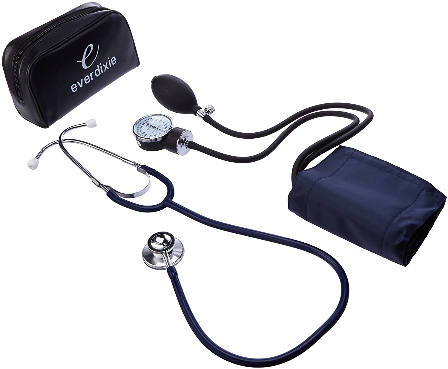 Handheld Travel Case Includes Adult Aneroid Sphygmomanometer Blood