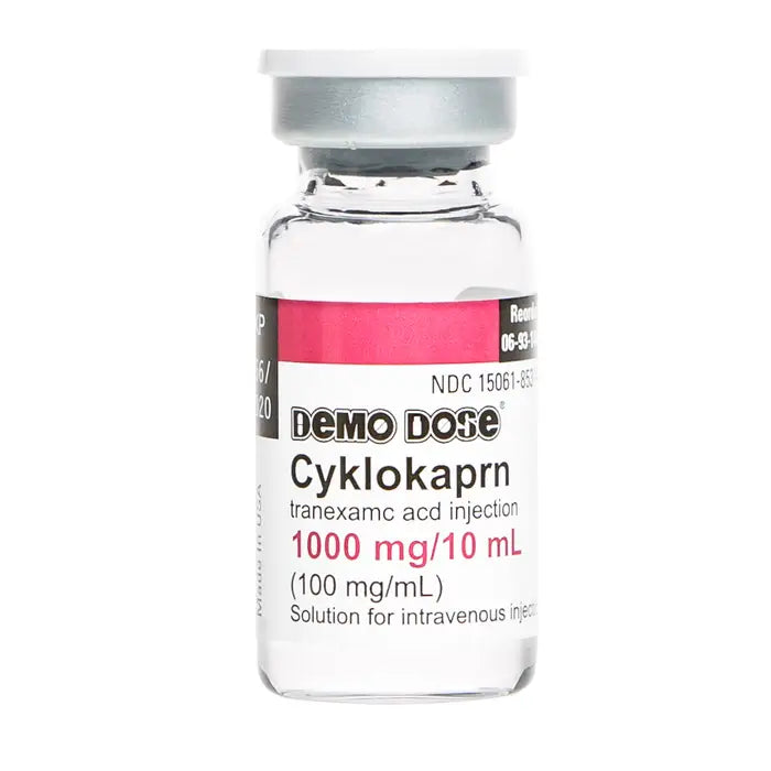 Demo Dose® Cyklokaprn (TXA) 10 mL 1000 mg/10 mL