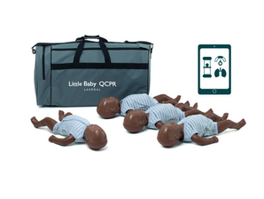 Little Baby QCPR 4-pack Dark Skin