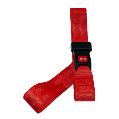 Nylon Strap, Metal Buckle, Loop Lock, 2 Piece 7 Ft