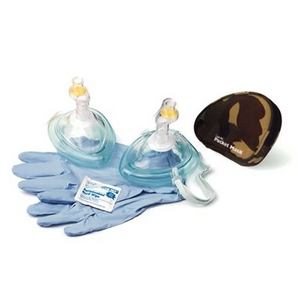 Pocket Mask w/ Gloves, Wipe, Camouflage Soft Case