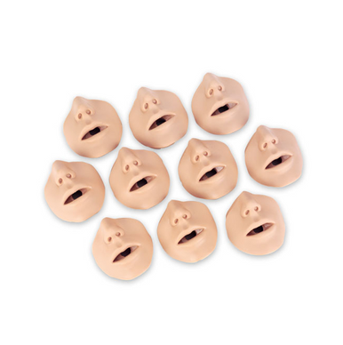 Adult Manikin Mouth / Nosepieces -10 pack