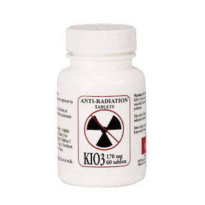 Anti-Radiation Tablets, KIO3, 170mg - 60/bottle
