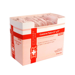 Ever Ready First Aid 5" x 9" Sterile Combine (ABD) Pads