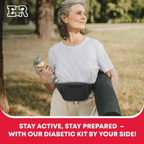 Diabetic Kit in Fanny Black