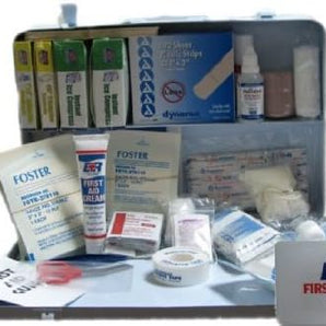 50 Person First Aid Kit - Metal Case