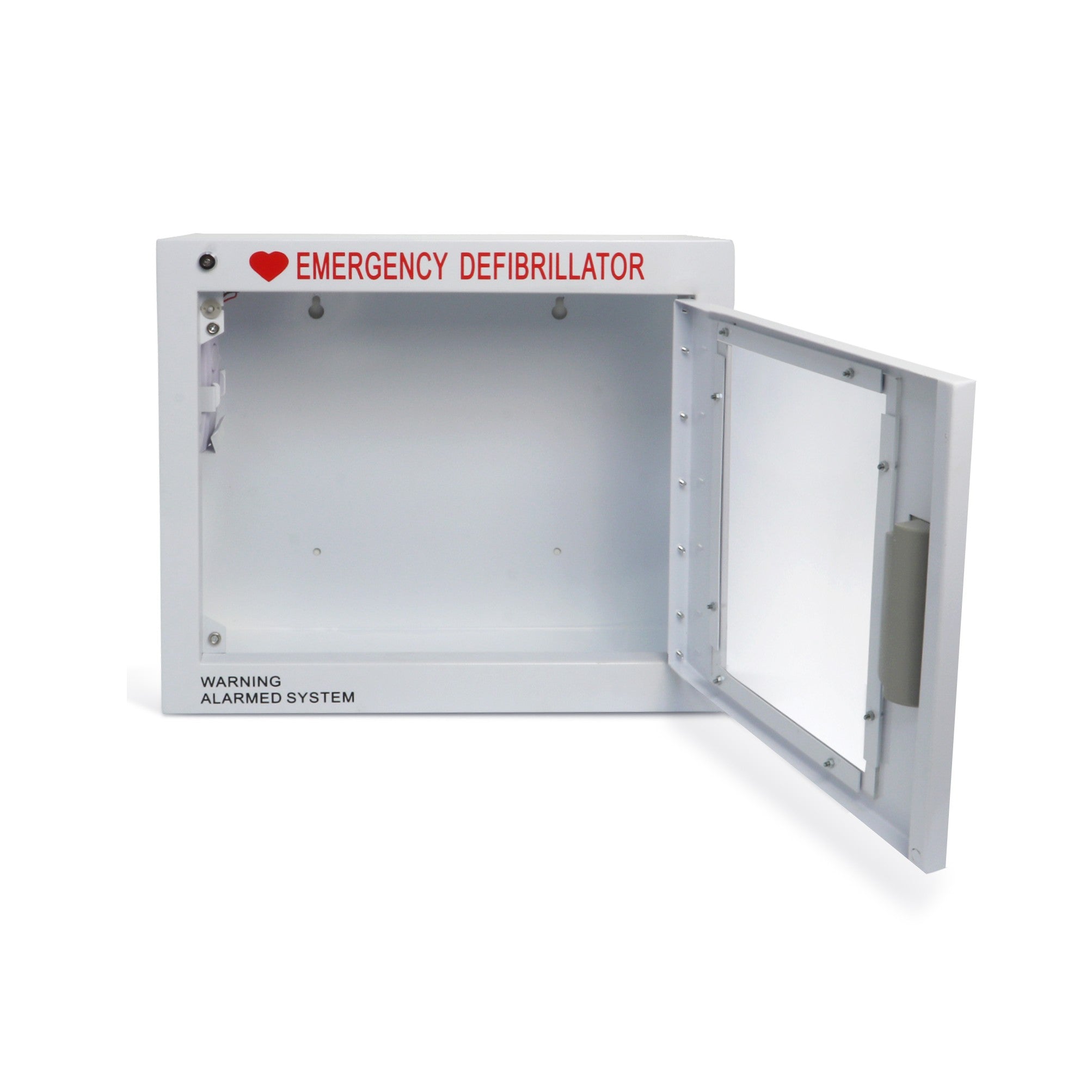 Ever Ready First Aid Indoor/Outdoor AED Wall Cabinet with Alarm