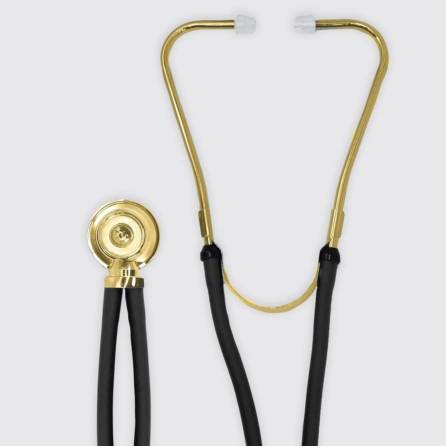 Dixie Ems Sprague Rappaport Dual Head Stethoscope Black Tubing