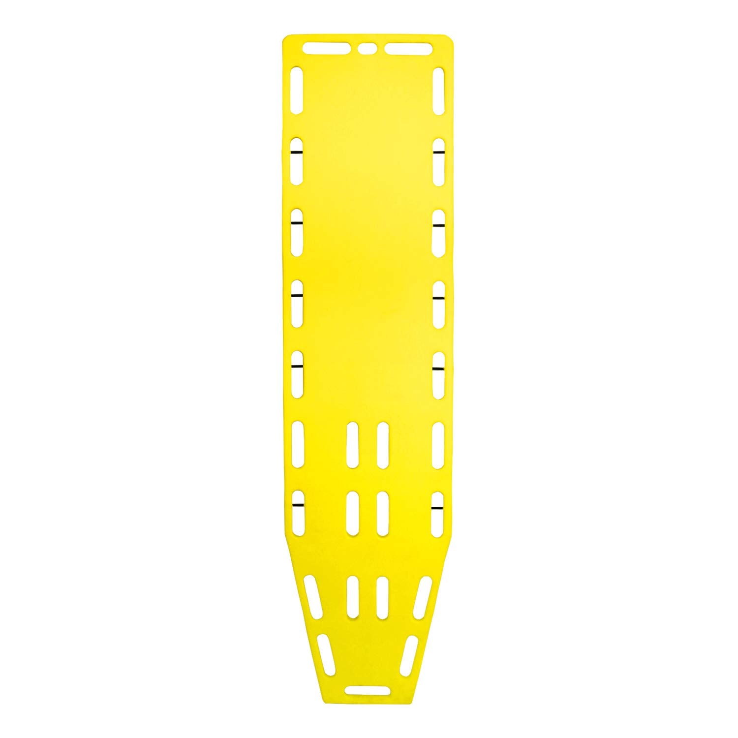 Ever Ready First Aid Spine Board Stretcher, Patient Transfer EMT Backboard Immobilization, Base Board - Yellow