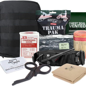 First Aid Kit with Philips AED, Defibrillation Pads & CPR Device
