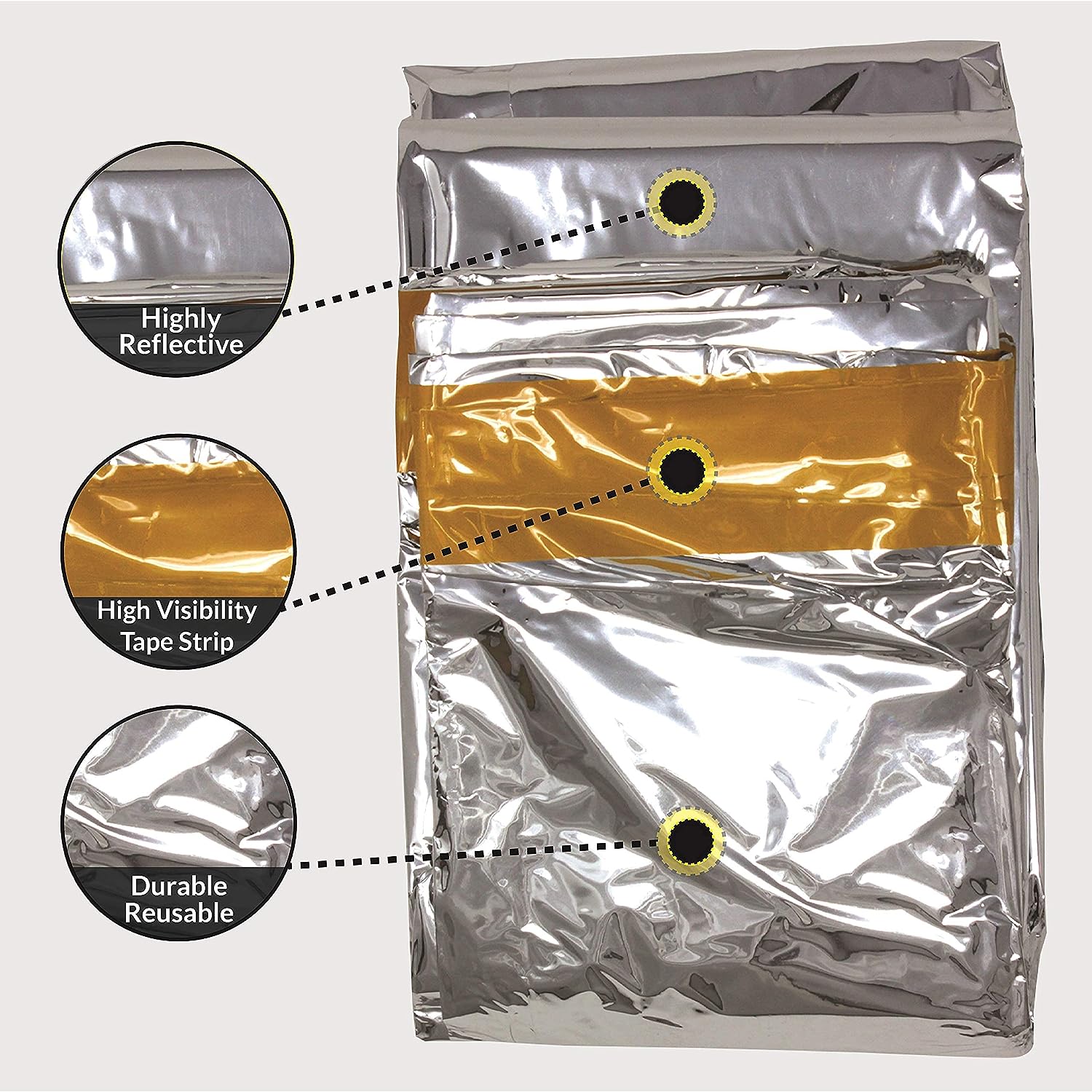 Ever Ready First Aid Emergency Space Mylar Survival Camping Sleeping Bag 36” x 84”