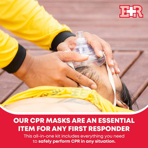 CPR Mask Combo Kit – Adult & Infant, 2-Pack (Red)