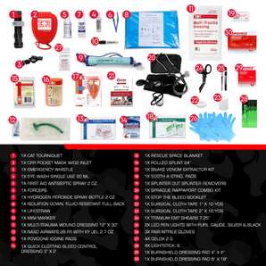 Tactical Trauma Kit- Red