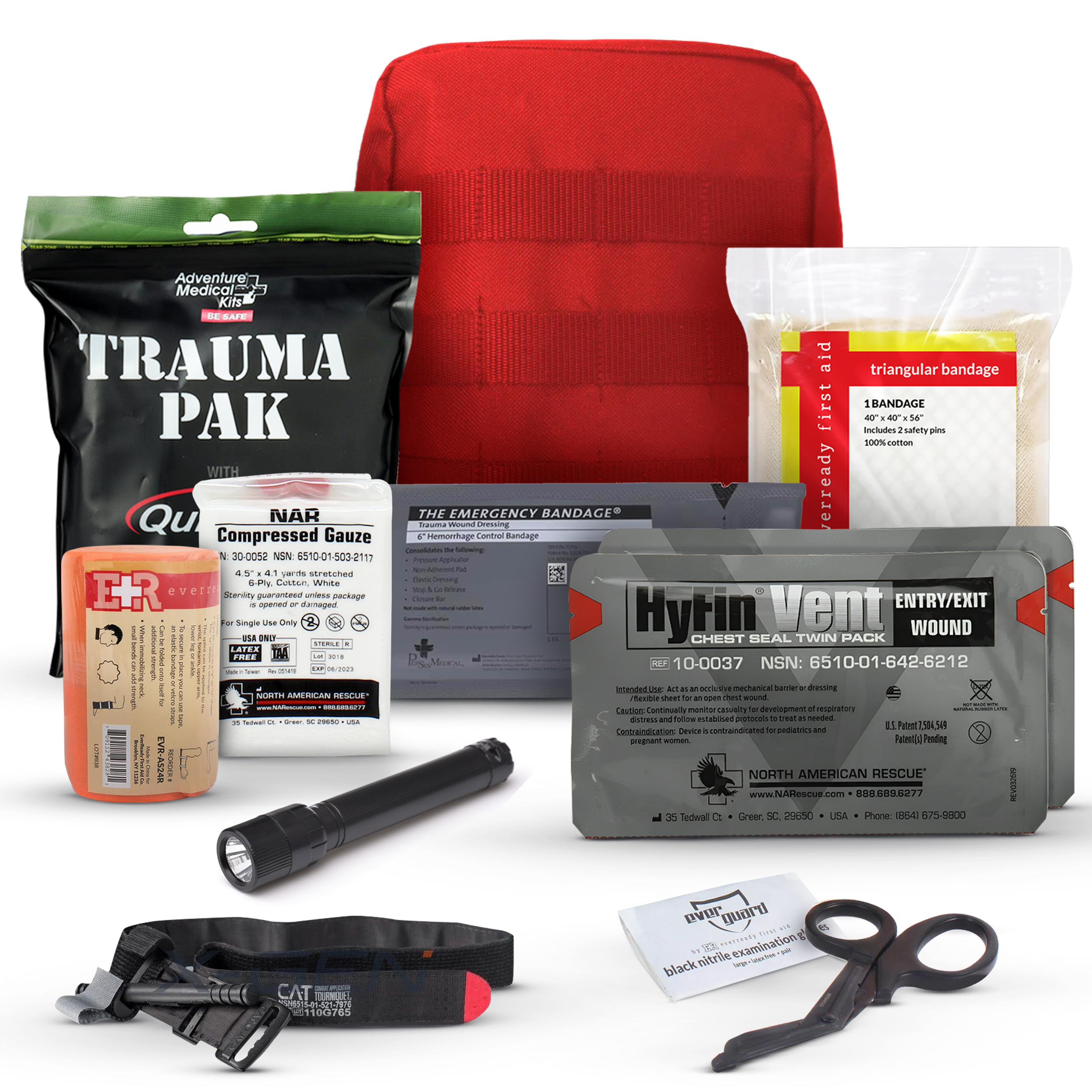Premium IFAK Trauma Kit– Red