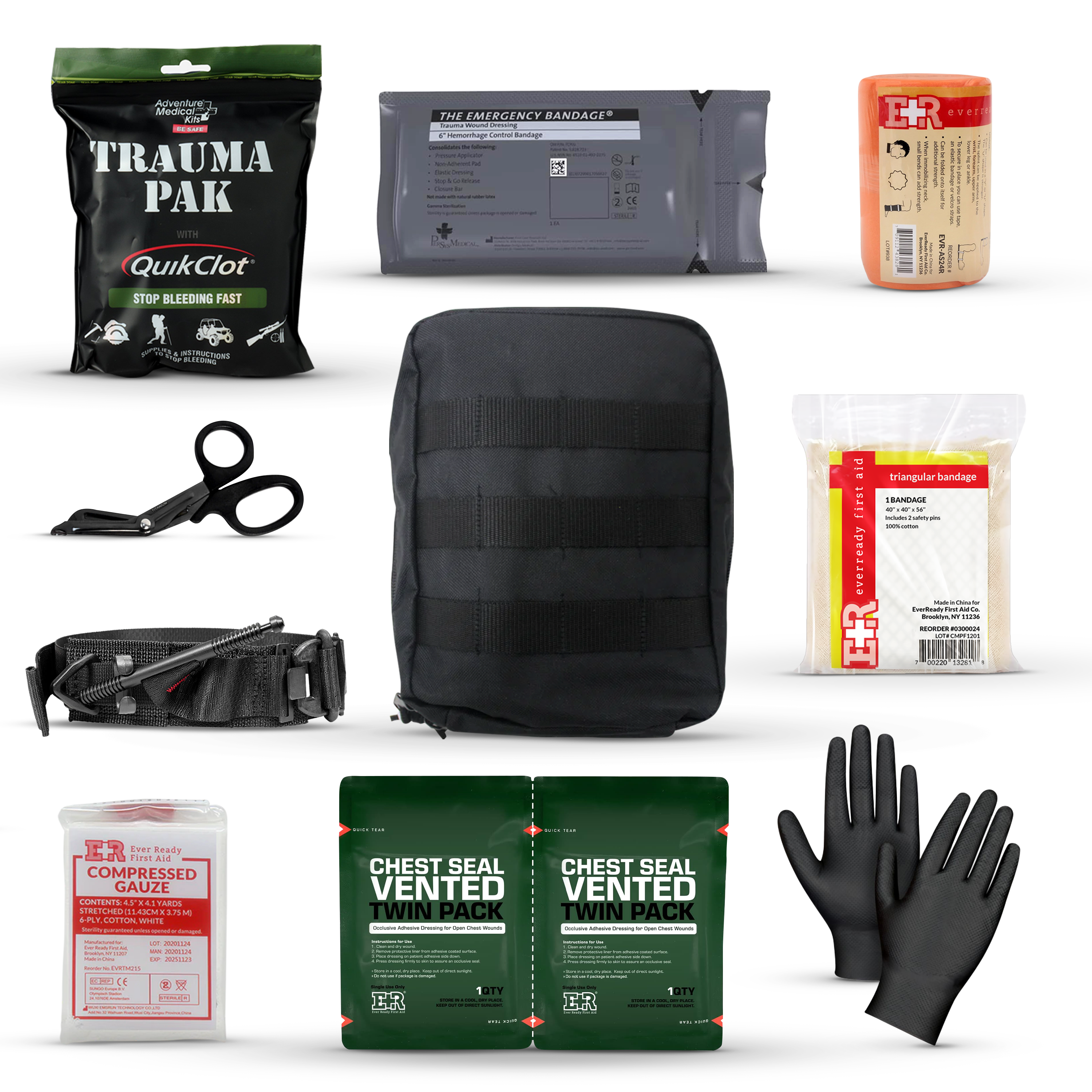 Premium IFAK Trauma Kit – Black
