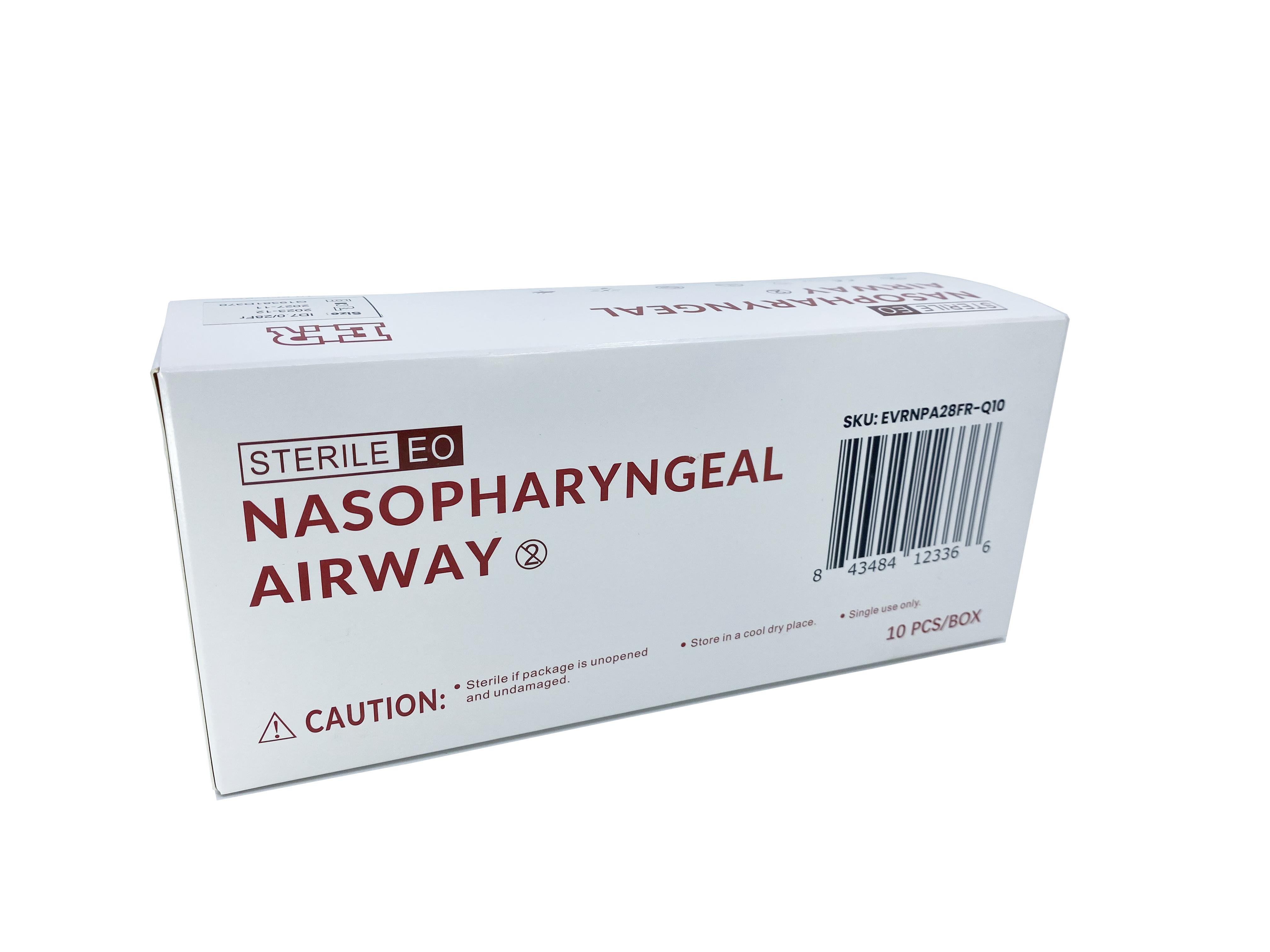 Ever Ready First Aid Nasopharyngeal Airway (NPA) with Packet of Lubricant Jelly 3g