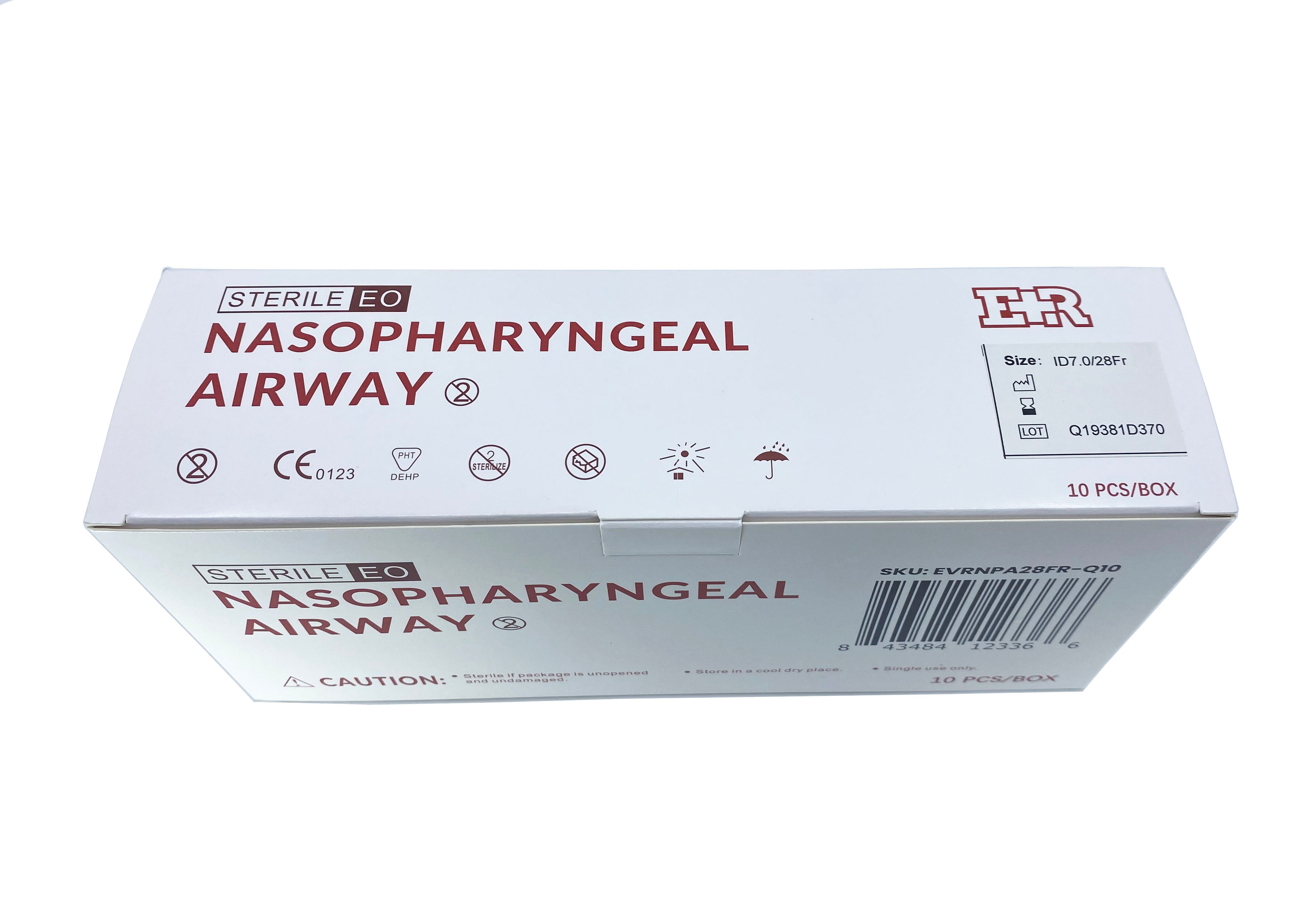 Ever Ready First Aid Nasopharyngeal Airway (NPA) with Packet of Lubricant Jelly 3g