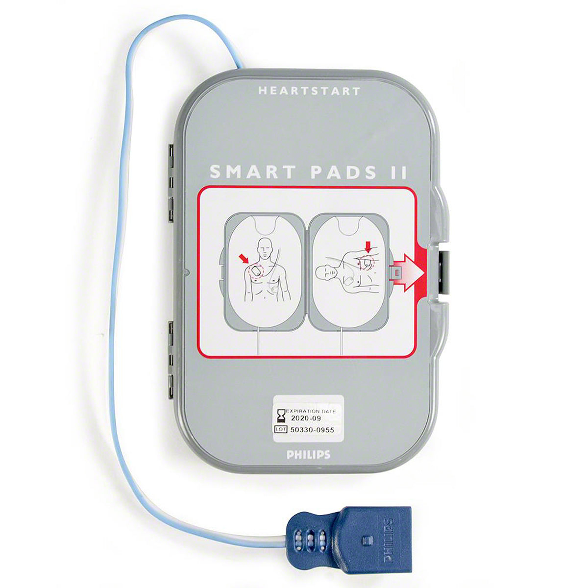 Ever Ready First Aid complete emergency kit with Philips AED, Defibrillation pads, and Beaty CPR (Adults and Children)