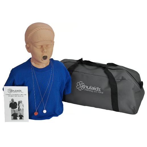 Simulaids Adolescent Choking Manikin with Carry Bag