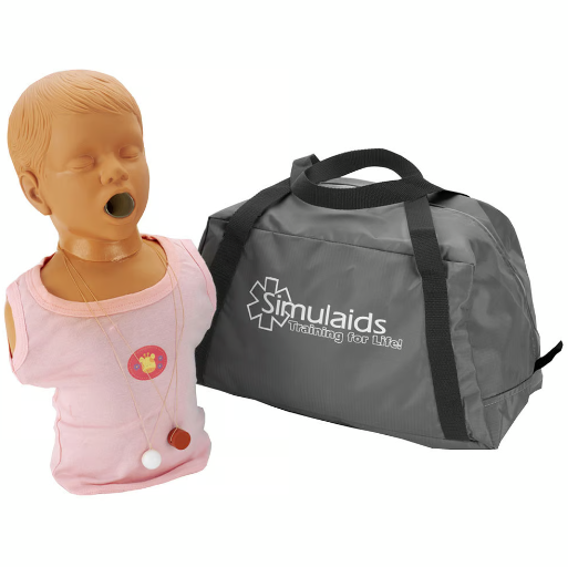 Simulaids Child Choking Manikin with Carry Bag