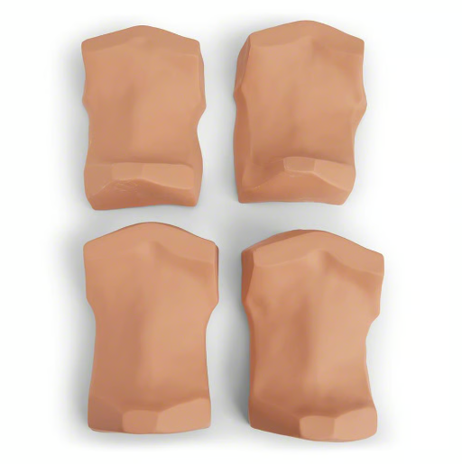 Simulaids Overlay Skins for the Deluxe Cricothyrotomy Trainer - 4-Pack