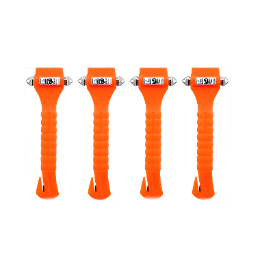 Life Hammer Original Emergency Hammer, Orange, 4-Pack