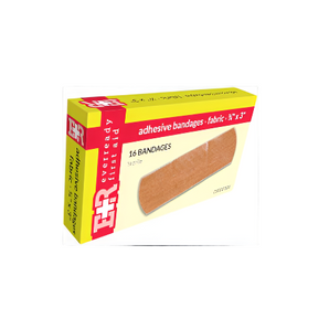 Flexible Fabric Adhesive Bandages, Kit Unit Box