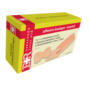 Adhesive Bandages – Sheer Plastic, Assorted Sizes