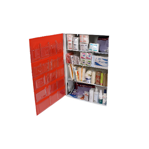 Industrial Metal First Aid Kit - 4 Shelf