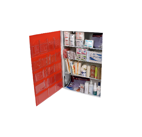 Ever Ready First Aid Industrial Metal First Aid Kit - 4 Shelf