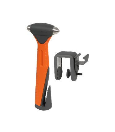 Lifehammer Safety Hammer Plus - Emergency Escape and Rescue Hammer with Seatbelt Cutter