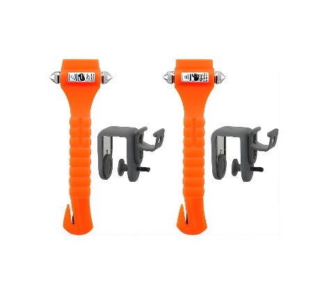 LifeHammer Brand Car Safety Hammer, The Original Emergency Escape and Rescue Tool with Seatbelt Cutter, 2-Pack