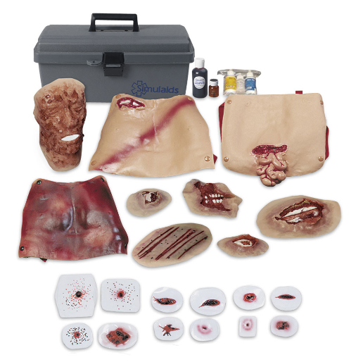 Simulaids PHTLS Wound Moulage Kit