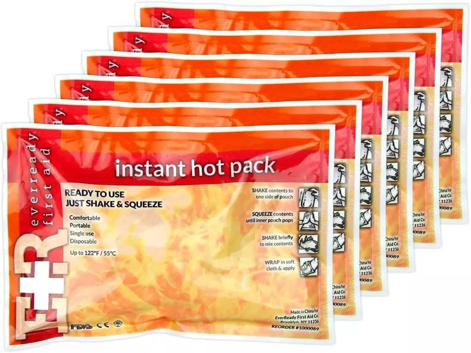 Ever Ready First Aid Instant Hot Pack, 6 Inches x 9 Inches