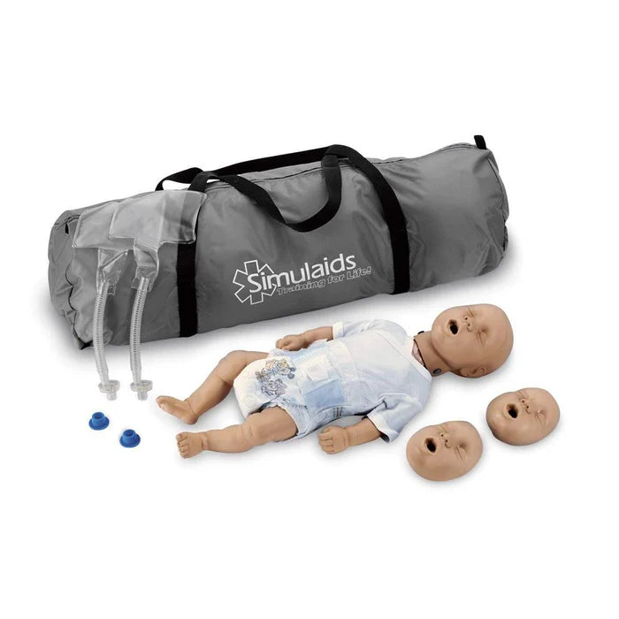 Kim Newborn CPR Manikin with Carry Bag -Dark