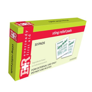 Sting Relief Pads, in Kit Unit Box,10's