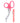 MediTac Pink Stainless Steel Bandage Shears & Disposable Pink Pen Light