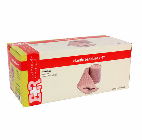 Ever Ready First Aid 2" Elastic Bandage with Clips - Box of 10