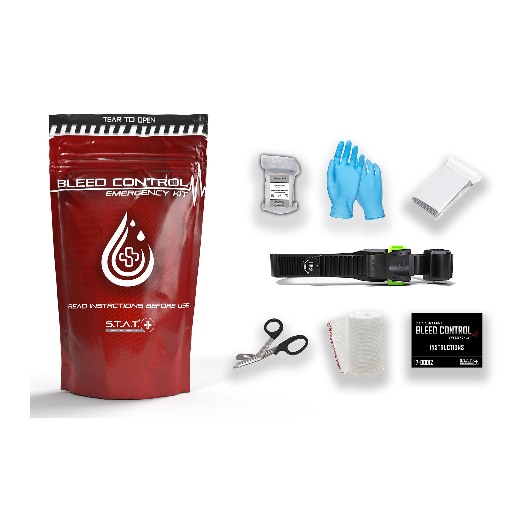 S.T.A.T. Medical Devices Bleed Control Emergency Kit with X-Force