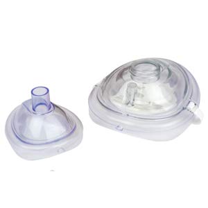 EverOne CPR Rescue Mask, Adult/Child Pocket Resuscitator, Hard Case with  Wrist Strap + Gloves & Wipes