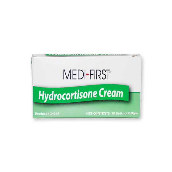 Medi-First Hydrocortisone 1% Anti-Itch Cream Packet, 0.9g - 10/box
