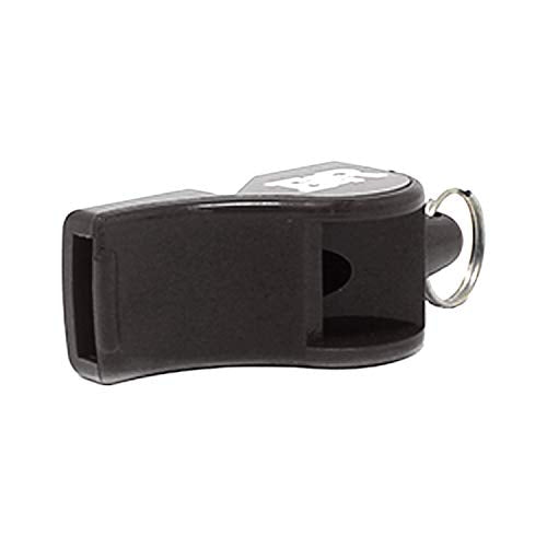 Ever Ready First Aid Safety Coach 3 Chamber Pealess Whistle with Matching Lanyard - Black