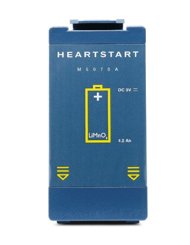Philips HeartStart AED Defibrillator OnSite/Home/FRx Battery, Long‐Life LiMn02