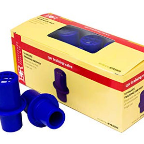 Pack of 10 CPR Rescue Mask Training Valves Ever Ready First Aid- Individually Wrapped