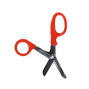 Ever Ready First Aid Autoclavable Titanium Bonded Bandage Shears 7 1/4" Bent, Orange