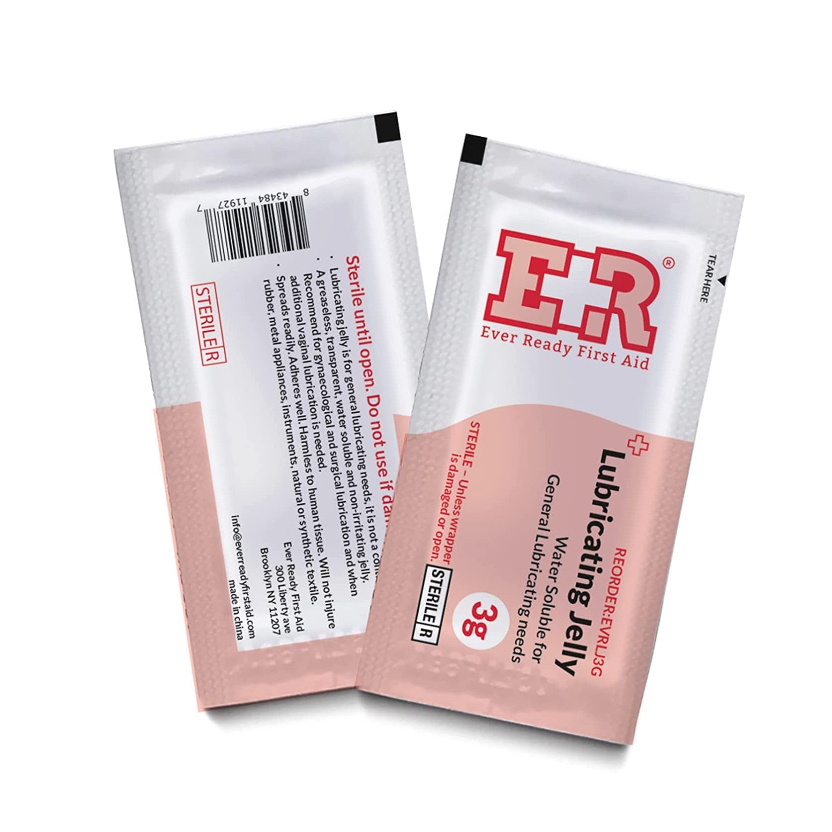 Ever Ready First Aid Lubricating Jelly - Box of 144 Packets