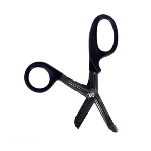 Titanium Bent Bandage Shears - Tactical Stealth Black
